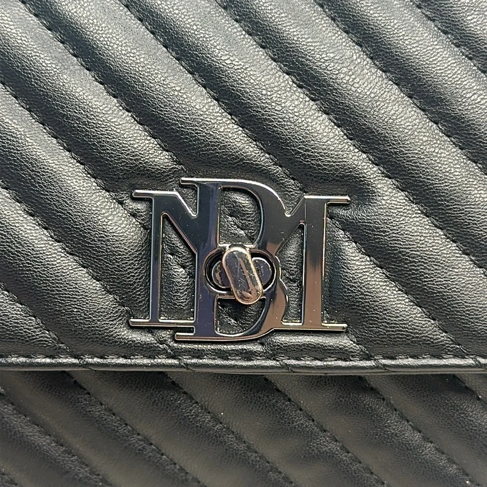 Badgley Mischka Quilted Leather Crossbody Bag